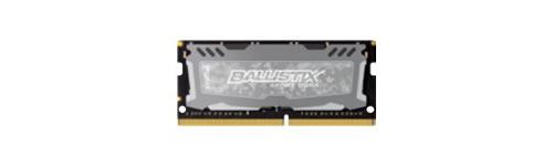 Ballistix Sport LT 8GB DDR4 2666 MT/s (PC4-21300) SR x8 SODIMM 260-Pin - BLS8G4S26BFSDK (Gris)