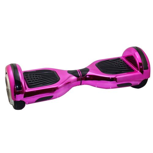 Hoverboard 6,5 Pouces Chromé Rose Bluetooth+ Sac+ Télécommande