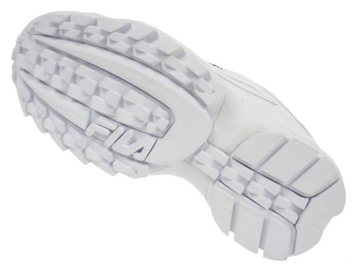 Chaussures basses cuir ou simili Fila Disruptor low blanc l Blanc taille 37 ref 76871 Chaussures et chaussons de sport Achat prix fnac