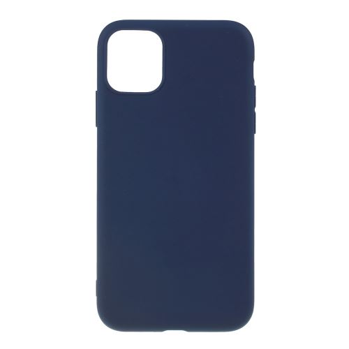 Coque en TPU mat double face bleu foncé pour votre Apple iPhone XS Max (2019) 6.5 pouces