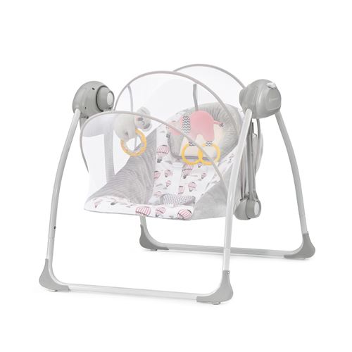 Kinderkraft Flo Transat Bebe Electrique Balancelle Vibrations Melodies Rose Transats Pour Bebe Achat Prix Fnac