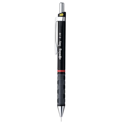 Rotring Noir Tikky Porte-Mine Avec Code Couleur, Corps - 0,35 Mm
