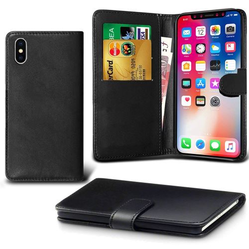 Etui Housse Portefeuille Pour Apple iPhone XR - Noir