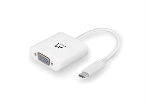 Ewent Ew9821 C Vers Vga Convertisseur Usb Blanc