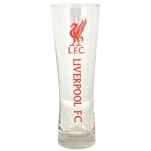 Liverpool FC - Verre à bière officiel (Taille unique) (Transparent/Rouge) - UTSG2890
