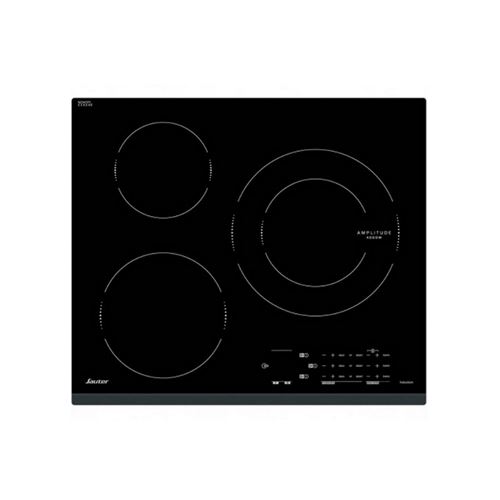 Sauter SPI5361B - Table de cuisson à induction - 3 plaques de cuisson - Niche - largeur : 56 cm - profondeur : 49 cm - sans cadre - noir