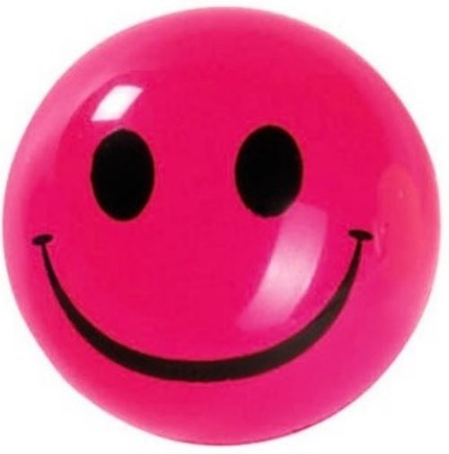 Goki Stuiterbal GLOW IN THE DARK: SMLEY ROSE