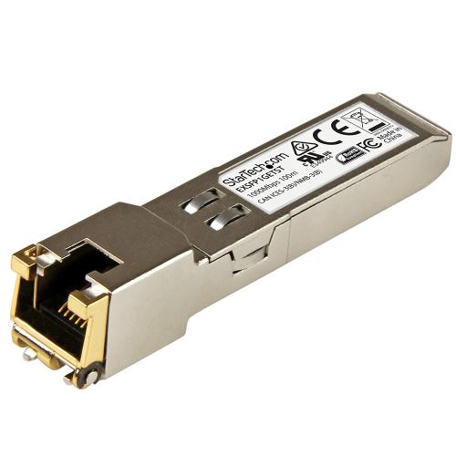 StarTech.com SFP RJ45 - 1000Base-T - Module SFP cuivre - Gigabit - Compatible Juniper EX-SFP-1GE-T - SFP 1G - Mini-GBIC - 100 m