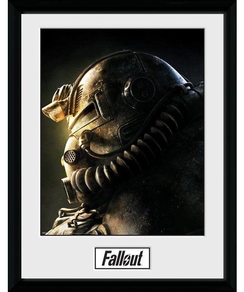 GB Eye affiche dans le cadre Fallout 76 T51B 30 x 40 cm