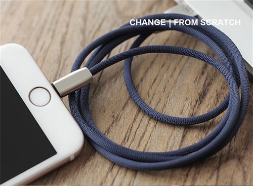 Cable Fast Charge pour IPHONE Xr Lightning Chargeur 1m USB