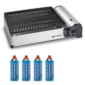 29€70 sur Barbecue gaz portable 1.9 KW Kemper grille anti 29€70 sur Barbecue gaz portable 1.9 KW Kemper grille anti