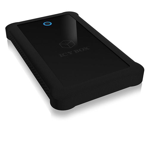Icy Box IB-233U3-B Boîtier Externe sans vis pour Disque Dur 2,5 SATA III Noir
