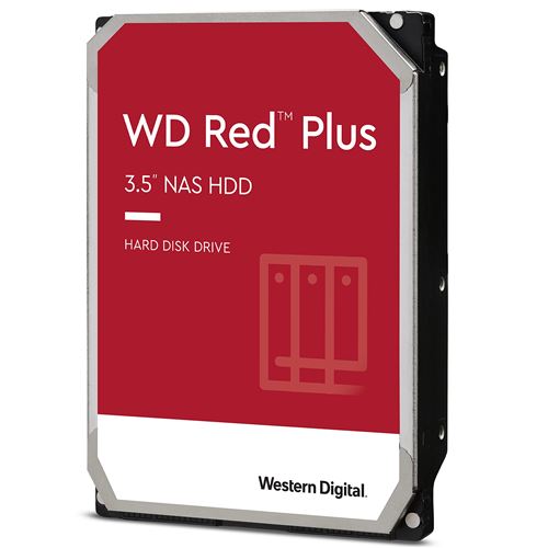 WD Red Plus WDBAVV0040HNC - Disque dur - 4 To - interne - 3.5" - SATA 6Gb/s