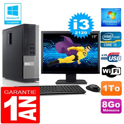 Acheter Pc dell 990 sff core i3-2120 ram 8go disque 1 to wifi w7 ecran 19' État correct - 219,00 € Pc dell 990 sff core i3-2120 ram 8go disque 1 to wifi w7 ecran 19' État correct - Dell reconditionné disponible sur Fnac