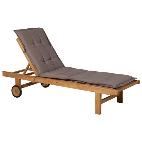 Madison Coussin de chaise longue Panama 200 x 65 cm Taupe LIGSB222