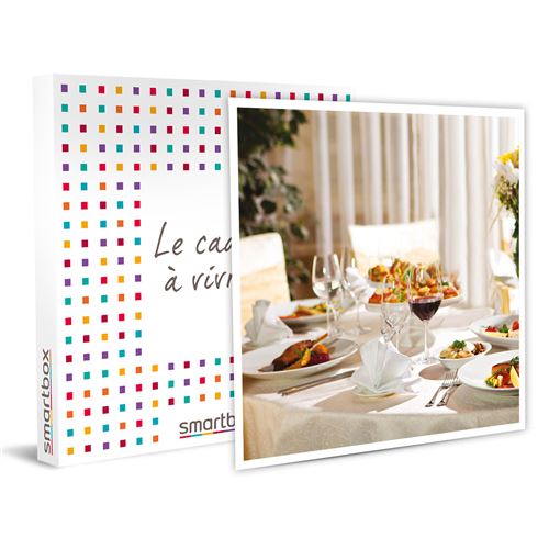 SMARTBOX - Dîner menu 3 plats à une table exquise de Normandie - Coffret Cadeau