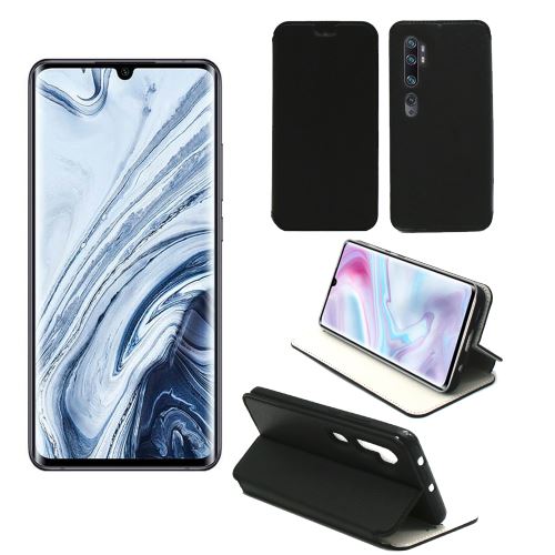 Housse Portefeuille noire pour Xiaomi Mi 10 à Rabat avec Porte Cartes