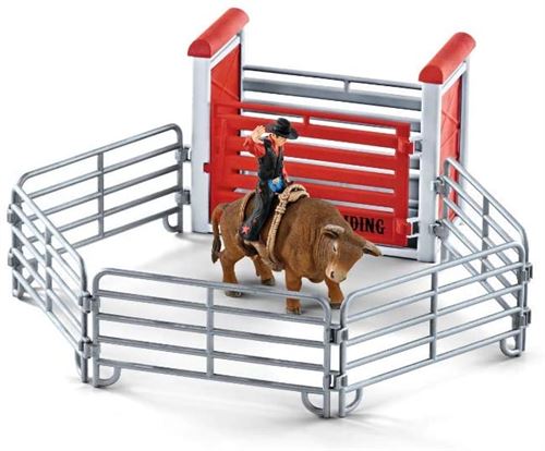 Schleich Farm World Bull Riding (cowboy) Figure 41419