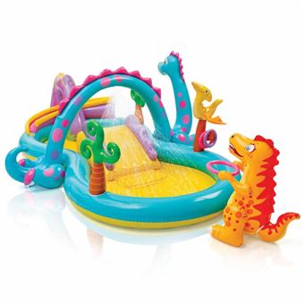 Aire De Jeux Gonflable Dinoland 333cm Multicolore Jeu Piscine Gonflable A La Fnac