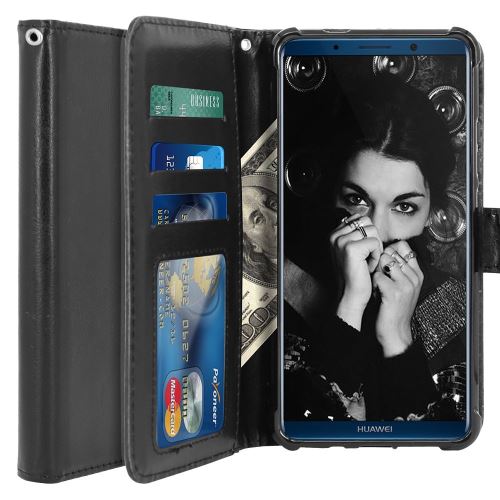 Housse pour Huawei Mate 10 Pro Coque Etui de luxe Portefeuille Porte Carte Et Billet (avec bequille) - ADVANSIA