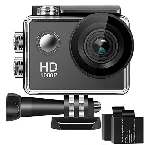 170 ° Grand Angle 4K Full Hd 2 Pouces Lcd 98Ft Action Camera Écran Étanche