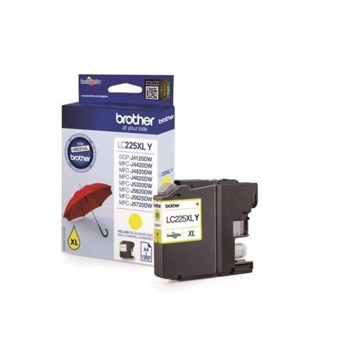 Brother LC125XLY - Super High Yield - geel - origineel - inktcartridge