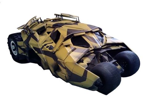 Figurine Hot Toys MMS184 - DC Comics - The Dark Knight Rises - Tumbler Camouflage Version