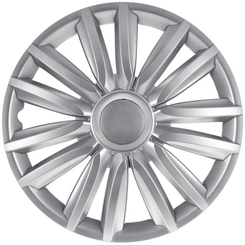 AutoStyle Intenso Pro 16 pouces ABS argent lot de 4