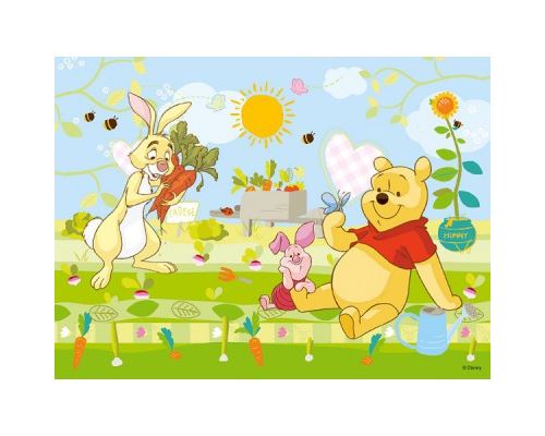 Puzzle 30 Pièces : Un après midi au jardin pour Winnie et ses amis, Trefl