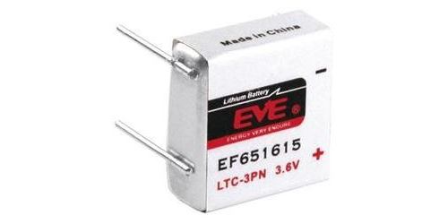 EVE Pile sp&eacute;ciale LTC-3PN lithium 232541 picots &agrave; souder en U 3.6 V 400 mAh 1 pc(s)