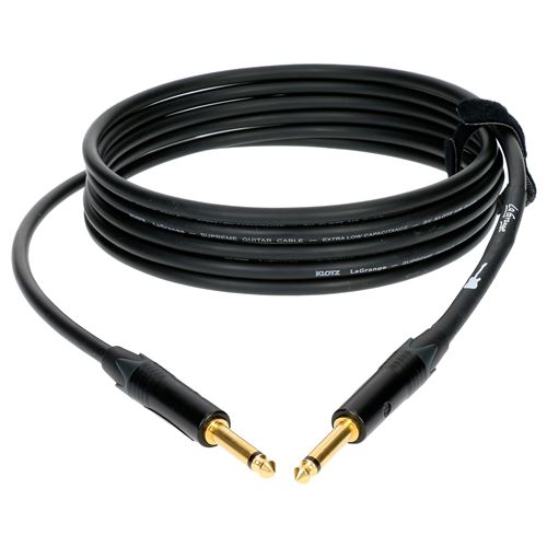 Klotz LAGPP0300 câble instrument 3 mètres - plaqué or