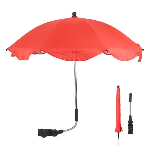 Pare-Soleil de Poussette d'Enfants Extérieur Détachable - Rouge