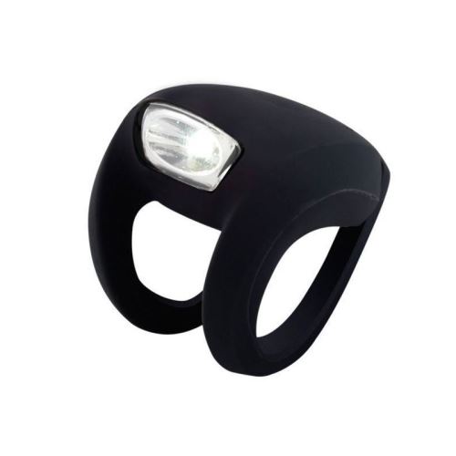 KNOG Eclairage pour vélo Frog Strobe Front - L 30 x l 42 x H 40 mm - Fermeture integrée - Noir