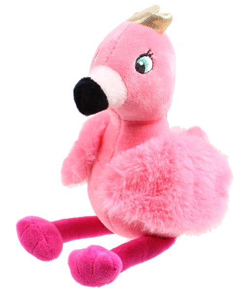 Jemini flamingoknuffel junior en peluche rose 20 cm