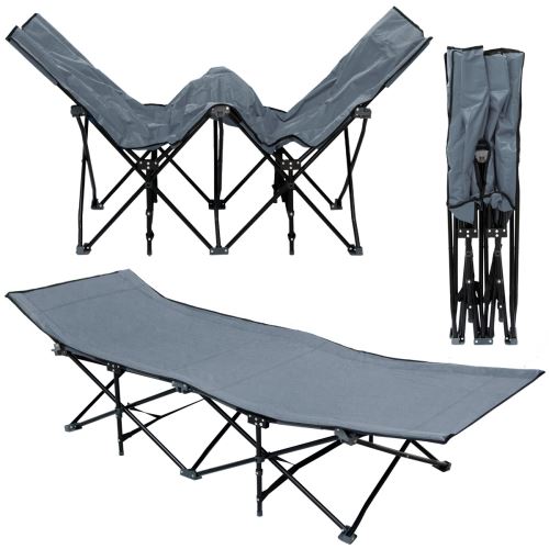 Lit de camp pliable de AMANKA portable avec sac incl idéal pour faire du camping voyager se bron