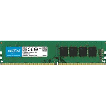 Crucial - DDR4 - module - 32 Go - DIMM 288 broches - 3200 MHz / PC4-25600 - CL22 - 1.2 V - mémoire sans tampon - non ECC - 1