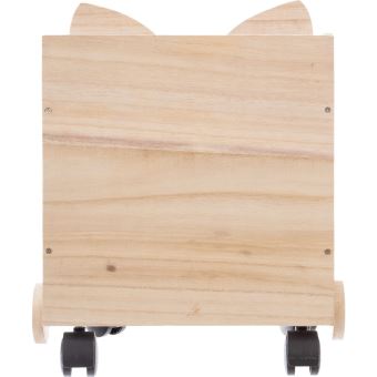 Coffre à jouets en bois enfant Ours Marron Toilinux Coffre à jouets en bois enfant Ours Marron Toilinux