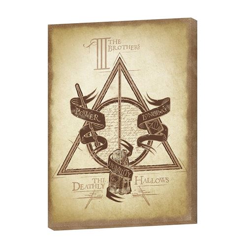 ABYstyle Harry Potter - Toile Reliques de la Mort (30x40cm)