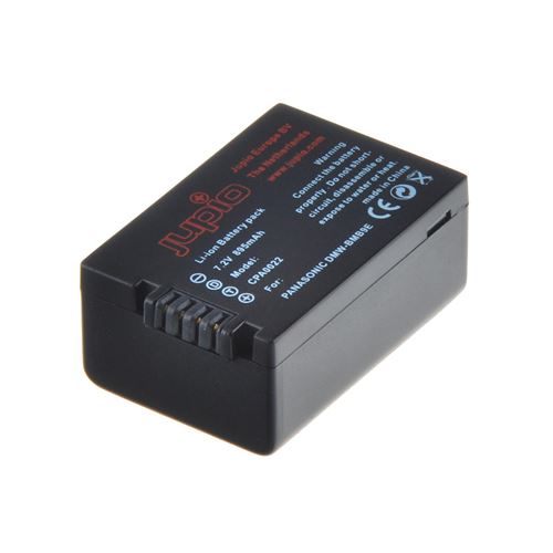 Jupio Noir - Batterie - Li-Ion - 895 Mah - Pour Panasonic Lumix Dc-Fz80, Fz82, Fz83, Fz85, Dmc-Fz150, Fz47, Fz60, Fz62, Fz70, Fz72, Fz82 - Image 1