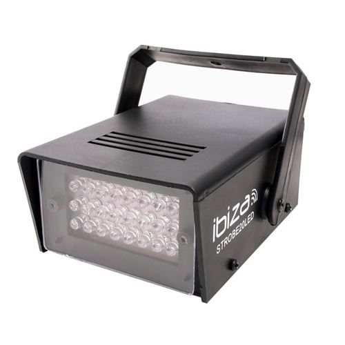 Mini stroboscope 20w à LEDs IBIZA STROBE20LED