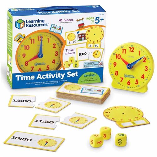 Learning Resources Time Activity Set, 41 Pieces