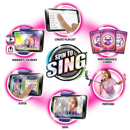 Spin à chanter Jeu - Chanter Jeu de compétition pour toute la famille