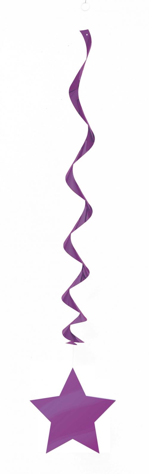 Haza Original tourbillonnant avec étoile violette 60 cm 3 pièces