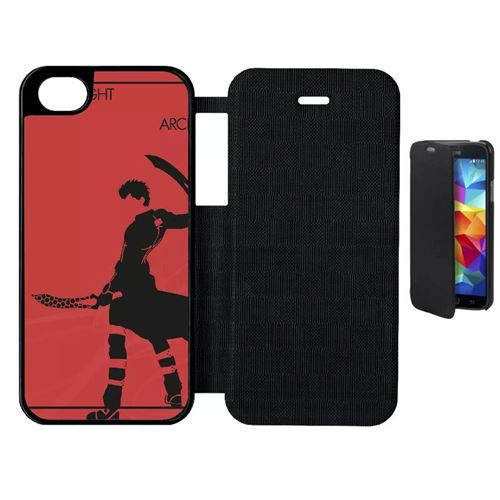 Etui à rabat flip flap apple iphone 5 fate stay night archer