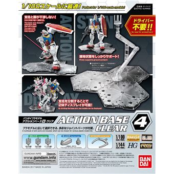 GUNDAM - Model Kit - ACTION BASE 4 CLEAR - 1