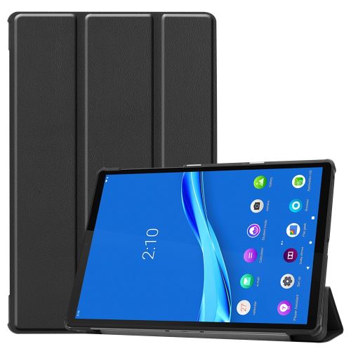 Etui en PU + TPU avec support tri-pliure noir pour votre Lenovo Tab M10 Plus TB-X606F