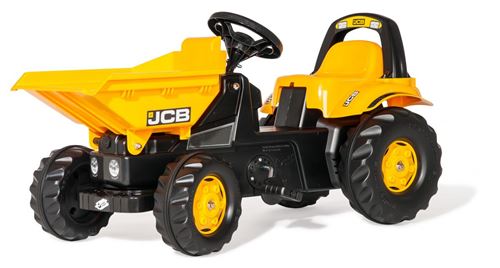 Rolly Toys tracteur escaliers RollyKid Dumper JCB jaune junior