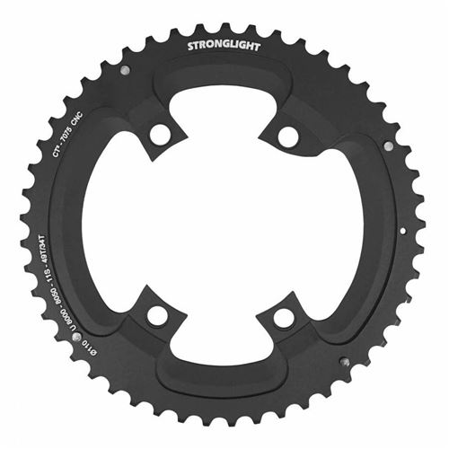 Plateau route 4bra 49dts exterieur type shimano ultegra r8000-8050 noir ct2 stronglight 11v. (pour plateau 34dts)