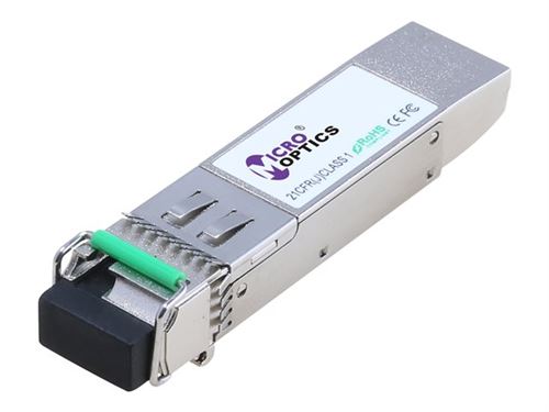MicroOptics - SFP+ transceivermodule (gelijk aan: HP 455883-B21) - 10 GigE - 10GBase-SR - maximaal 300 m - 850 nm