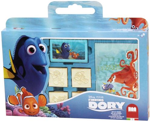 Multiprint ensemble de couleurs Finding Dory 12 pièces bleu